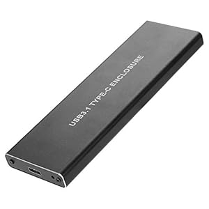 Externe SSD-behuizing externe draagbare high-speed SD-behuizing USB 3,1 tot M, 2 NVME SSD-behuizing