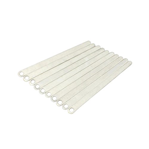 Pack of 10 Stainless Steel Sax Clarinet Leaf Springs Silver Woodwind Instrument Accessory