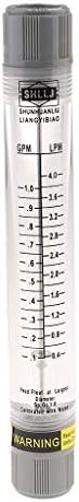 0.1-1GPM Plexiglass Pipe Water Liquid Flow Meter Tool Flowmeter Instrument