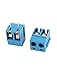 uxcell 30Pcs 2 Way 2P PCB Mount Screw Terminal Block Connector 5.08mm Pitch