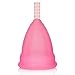 Nezbling Menstruation Cup for Menstrual relief with Premium Storage Bag, Leak Free Guaranteed for Normal Flow, Flexible Soft Reusable Medical-Grade Silicone Small Period Cups.