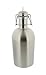 Shopshopdirect Beer Growler - 1.9 liter, 64 ounces - Stainless Steel with Swing-Top, Keeps Homebrew Fresh and Cold with Airtight Seal