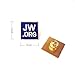 JW.ORG Pins - 24 Pack Jehovah Witness Square Lapel Pins for Clothes and Bags, 1 inch Blue Gold Metal Accessories for Clothing Brooches & Backpack Badges