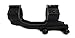 Monstrum Tactical Cantilever Dual Ring Scope Mount, Offset Design, with Top Rails for 30 mm or 1 inch Scopes