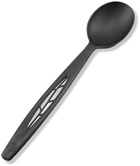 Jaya 100% Compostable 6.5" Heavy Duty Cutlery, Spoon, Black, 1000-Count Case