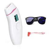 Hair Removal for Women, IPL Permanent Hair Remover 990,000 Flashes UPGRADED System Device for Female Male Face Leg Body Home Use Device (White)