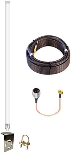 12dBi AT&T MF-279 Hotspot Router Fiberglass 4G LTE XLTE External Antenna Kit w/25ft Coax Cable