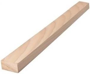 Alexandria Moulding 0Q1X2-27048C 1 in. x 2 in. x 4 ft. Poplar Board