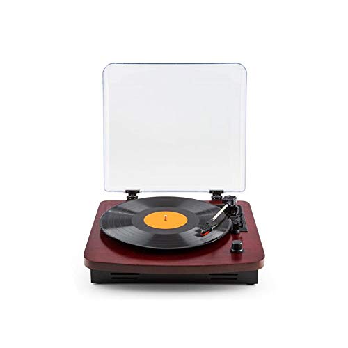 Portable Record Player with Bluetooth/RCA/Auto-Stop/Aux In