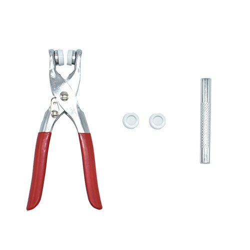 200Pcs Snap Fastener Tool Diameter 9.5mm Metal Eyelets Shoes Clothes