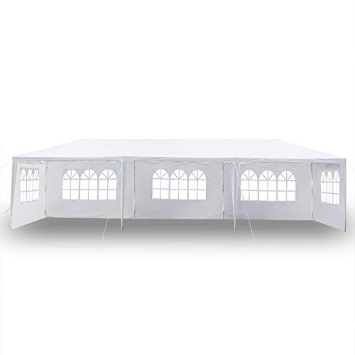 Teeker 10′ x 30′ Party Tent,Portable Wedding Party Tent,Patio Parties Tent BBQ Shelt ...