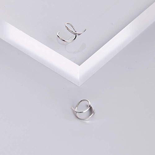 Minimalist Ear Climber 925 Sterling Silver Earrings for Women Teen Girls Cuff Wrap Earrings Hypoallergenic