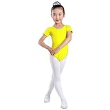 Shouhengda Baby Girls Gymnastics Leotards Short Sleeve Dance Wear Clothes