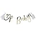 Ginger Ray Gold Foiled Oh Baby! Baby Shower Decoration Bunting - 1.5 Metre