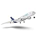 ASfairy-Toy WLtoys A120-A380 2.4GHz 510mm Wingspan 3CH RC Airplane RTF Glider 360° Flip Six Axis Gyroscope Powerful Motor EPP Material Simulation Remote Control Airplane for Kids 14+ Years Old