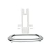 Flexson Desk Stand for SONOS Play:1 Speakers - White - Single