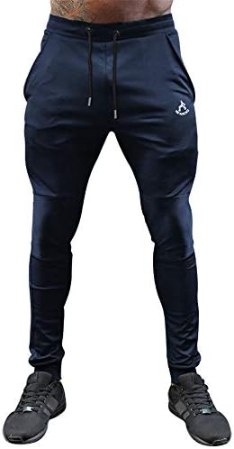 SAMZUEO Mens Joggers Sweatpants - Cotton Gym Joggers Training Workout Pants 107