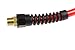 Coilhose Pneumatics PFE40254TR Flexeel Reinforced Polyurethane Air Hose, 1/4-Inch ID, 25-Foot Length with (2) 1/4-Inch MPT Reusable Strain Relief Fittings, Transparent Red