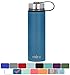 MIRA 22 Oz Stainless Steel Vacuum Insulated Wide Mouth Water Bottle - Thermos Keeps Cold for 24 hours, Hot for 12 hours - Double Wall Hydro Travel Flask - Hawaiian Blue