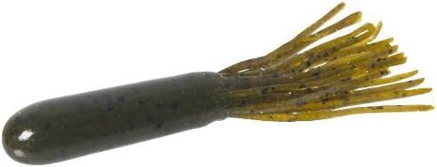 Zoom Bait Salty Super Tube-Pack of 8 (Green Pumpkin, 3.75-Inch), One Size (120-025)