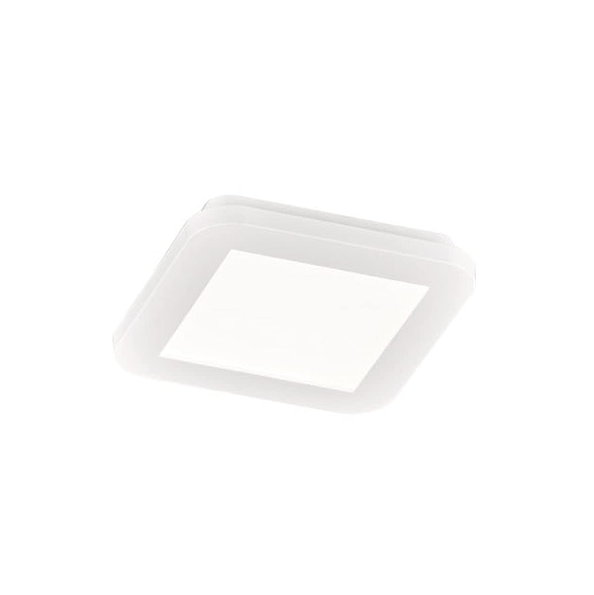 Reality Leuchten Camillus Acrylic Ceiling Light, Acrylic, White, 17x17cm