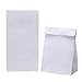 Paper Snack Bags, Paper Lunch Bags, Durable Paper Bags, 2 LB Pack Of 500 Bags White,