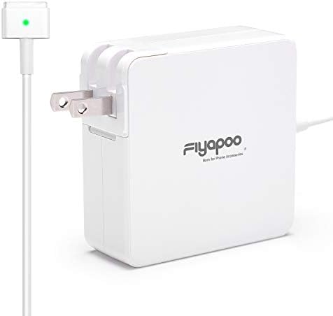 Mac Book Pro Charger,Fiyapoo 60W Power Magnetic T-Tip AC Replacement Adapter Wall Charger for Laptop 13-inch After Late 2012