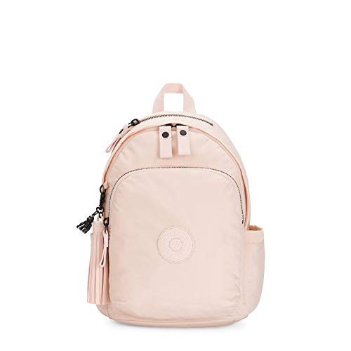 kipling rose gold backpack