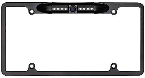 KELEDA HS-01 Backup Camera License Plate with High Definition Reversing Image,8 Bright LEDs Night Vision,170 Degree Wide Viewing Angle,Waterproof for SUV, Pickup, Truck, Car Backup Camera