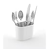 Joseph-Joseph-Extend-Expandable-Dish-Rack-Grey-Metal Joseph Joseph Extend Expandable Dish Drainer Rack with Removable Cutlery Holder Swivel Draining Spout - Grey