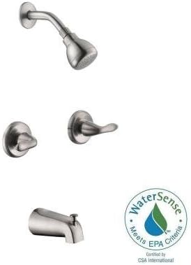 Glacier Bay Constructor 2 Handle 1 Spray Tub And Shower Faucet In