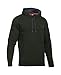Under Armour Men's Rival Fleece Hoodie, Artillery Green/Stealth Gray, Medium