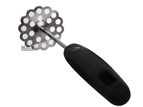 Masher Potato Best Bean Masher Heavy-gauge Premium Stainless Steel Easy Grip - Thumbnail 3