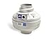 Fantech FR-150 In-Line Centrifugal Duct Fan, 6-Inch , White