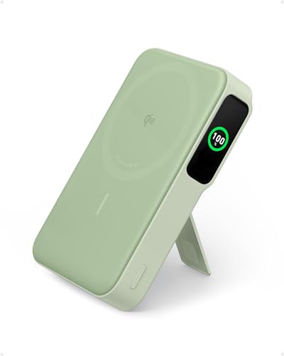 Anker MagGo magnetische Powerbank 10000mAh Qi2 15W mit Halterung