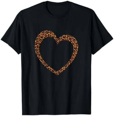 Amazon.com: Hearts Love Leopard Cheetah Shirt Women's Animal Print