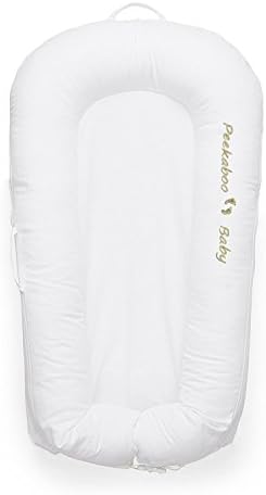 Peekaboo Baby All in One Baby Lounger Nest Crib Portable Travel Bassinet Co-Sleeper Tummy Time 0-9 months