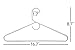 Made in USA Super Heavy Duty Plastic Clothes Hangers – Bulk Pack of 20, 30, 50, 100 – Strong Closet and Coat Hangers (36pk White)