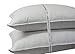 Royal Hotel Bedding Down Pillow - 500 Thread Count 100% Cotton, Down, Standard/Queen Size, Firm, Set of 2