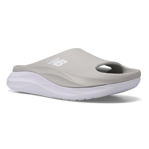 New Balance Men's Slide Sandal, B. Grey/White, 11