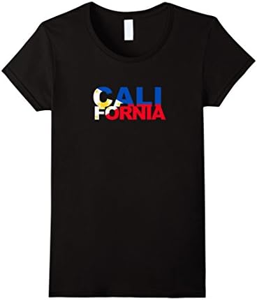 Women's Philippine Flag California Shirt - Filipino California Shirt XL Black