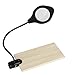 2-4X Magnifying Lamp with LED Light, 5 Year Warranty 3 Brightness Settings, Adjustable Goose Neck, Weighted Bottom for Stability. Perfect for Reading, Crafts,Work