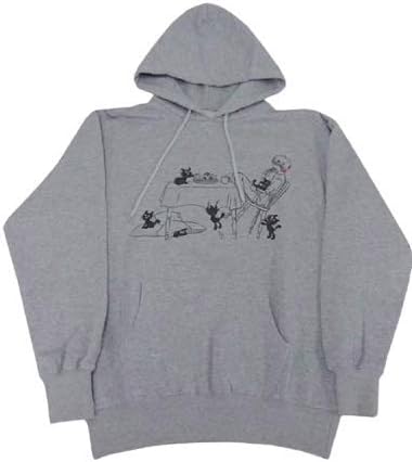 Amazon Co Jp キヨ猫 パーカー プルオーバー グレー メンズ レベル4 ホビー