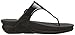 FitFlop Women's Superjelly Rubber Flip Flops Jelly Sandal, All Black, 9 M US