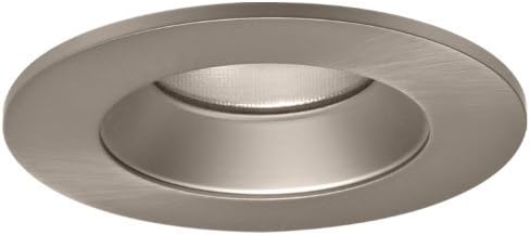 Halo Recessed TL402SNS 4-Inch LED Trim Shower Rated Solite Regressed Lens with Reflector, Satin Nickel by Halo Recessed