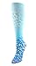 Hocsocx Blue Ice Giraffe Socks Performance Liner Moisture-Wicking Protection for Field Hockey, Ice Hockey, and Soccer