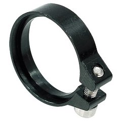 Phobya Hose Clamp with Hexagonal Socket, 10mm to 11mm (3/8" to 7/16"), Black, 4-Pack