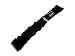 24mm Dive Watch Band Strap Black Rubber with N.D. Limits fits Citizen Aqualand
