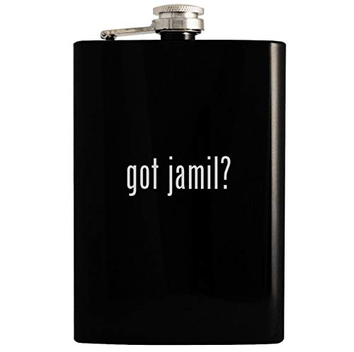 got jamil? - 8oz Hip Drinking Alcohol Flask, Black