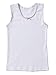 Sportoli Girls Ultra Soft 100% Cotton White Tank Top Undershirts - Size 7/8, Pack of 4